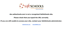 Tablet Screenshot of dev.safeschools.com